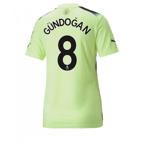 Fotbalové Dres Manchester City Ilkay Gundogan #8 Dámské Alternativní 2022-23 Krátký Rukáv